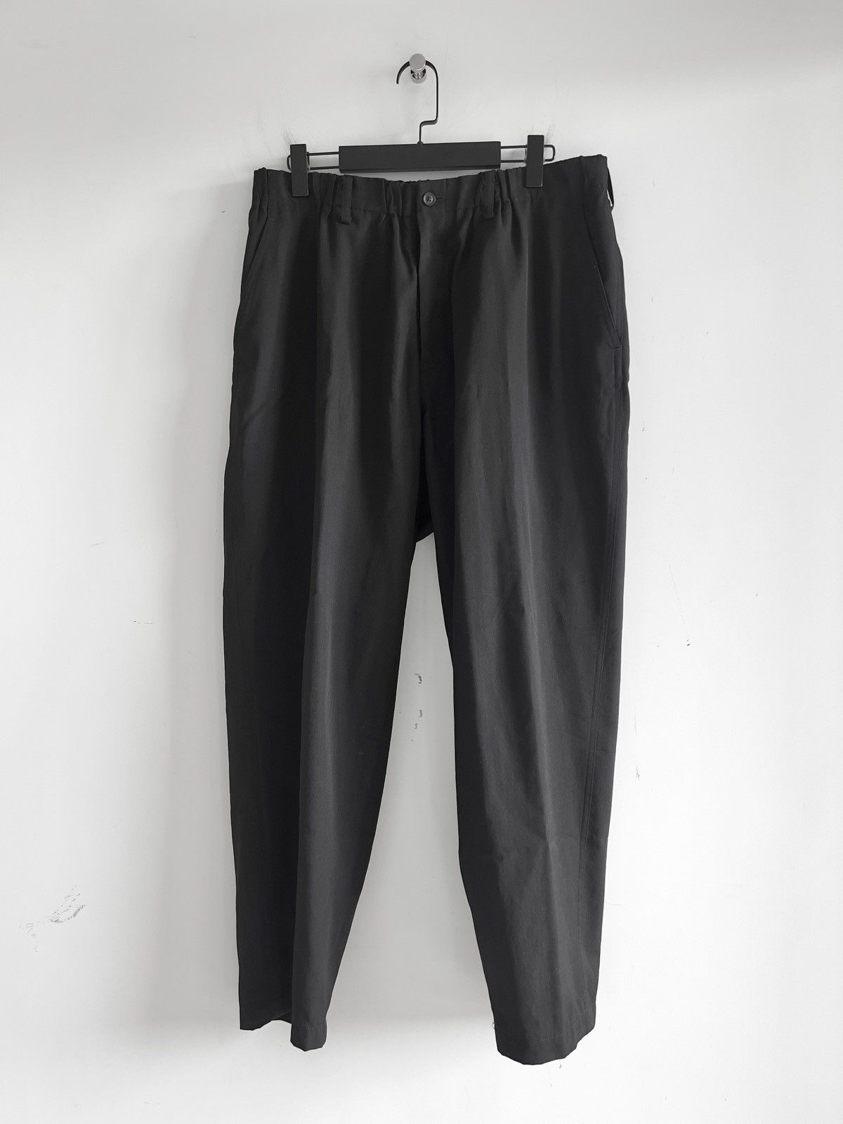 Yohji Yamamoto Yohji Yamamoto Pour Homme 24aw Wool Gabardine W Stitch Pants Size US 32 / EU 48 - 1 Thumbnail