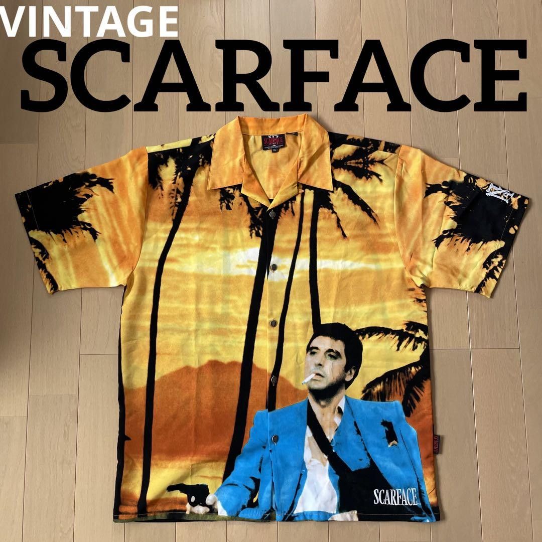 Vintage Scarface Tony Montana open collar shirt Very rare XL Size US XL / EU 56 / 4 - 1 Thumbnail