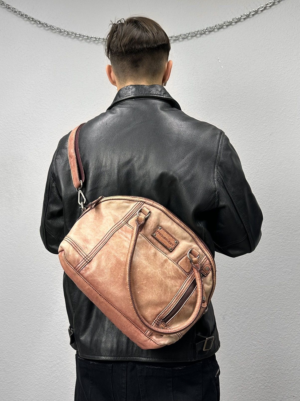 A.S.98 Vintage Japan Leather Bag Kapital Messenger Y2K Rare GOA Size ONE SIZE - 9 Thumbnail