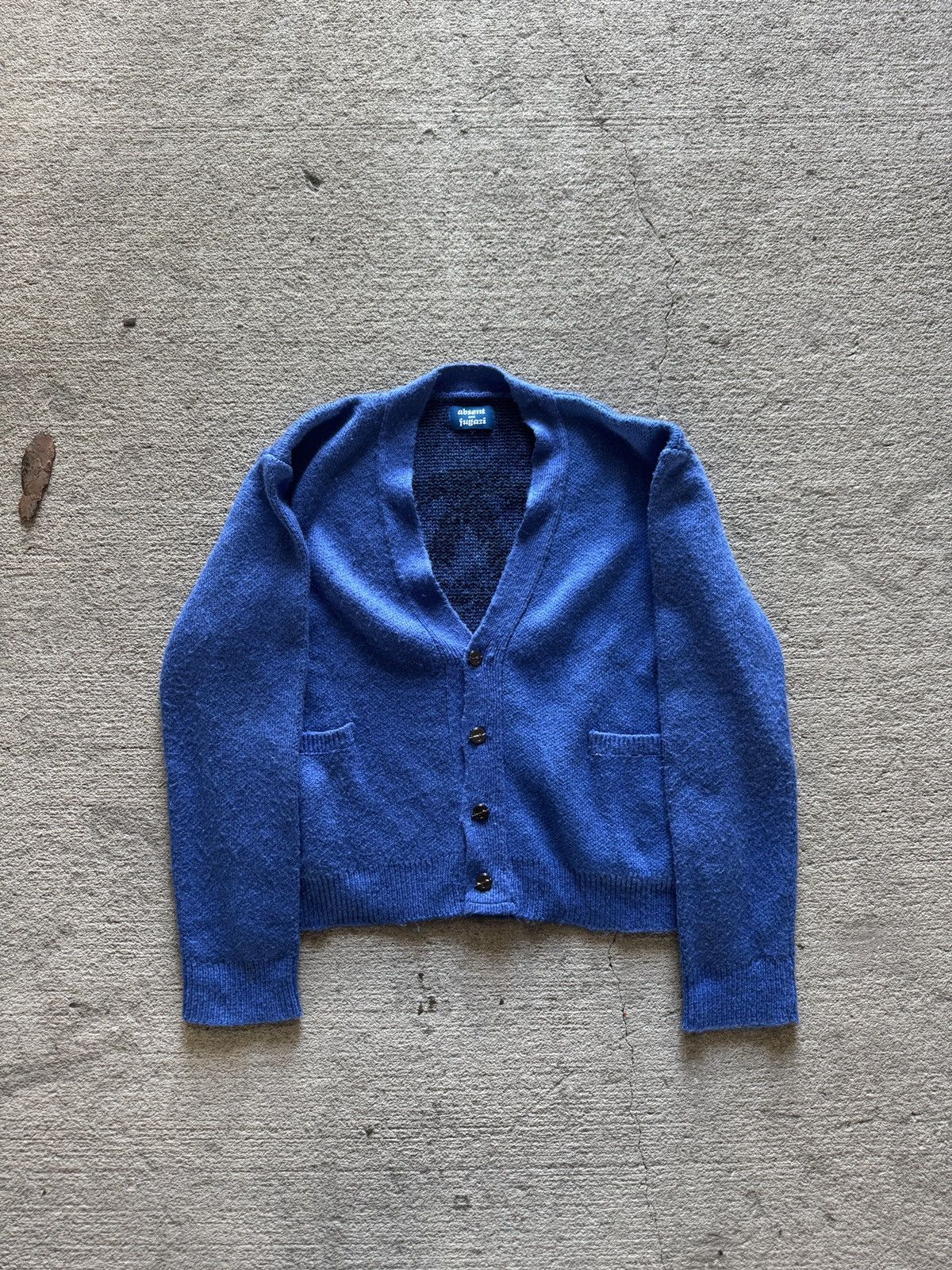Absent × Fugazi Absent x Fugazi Blue Cardigan Size US M / EU 48-50 / 2 - 1 Thumbnail