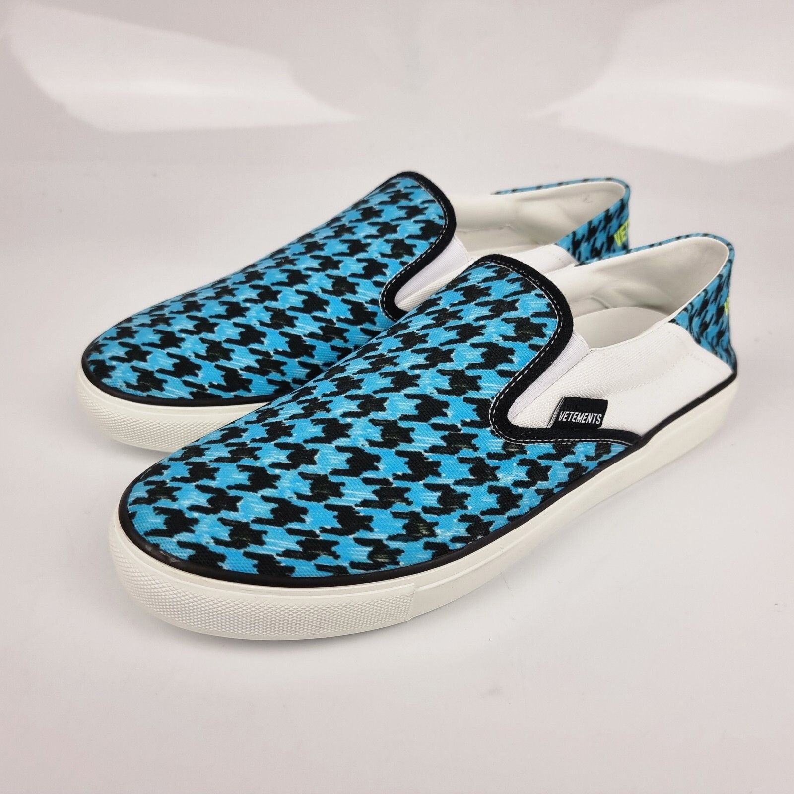 Vetements Blue Slip On Sneakers New (Size:9;)