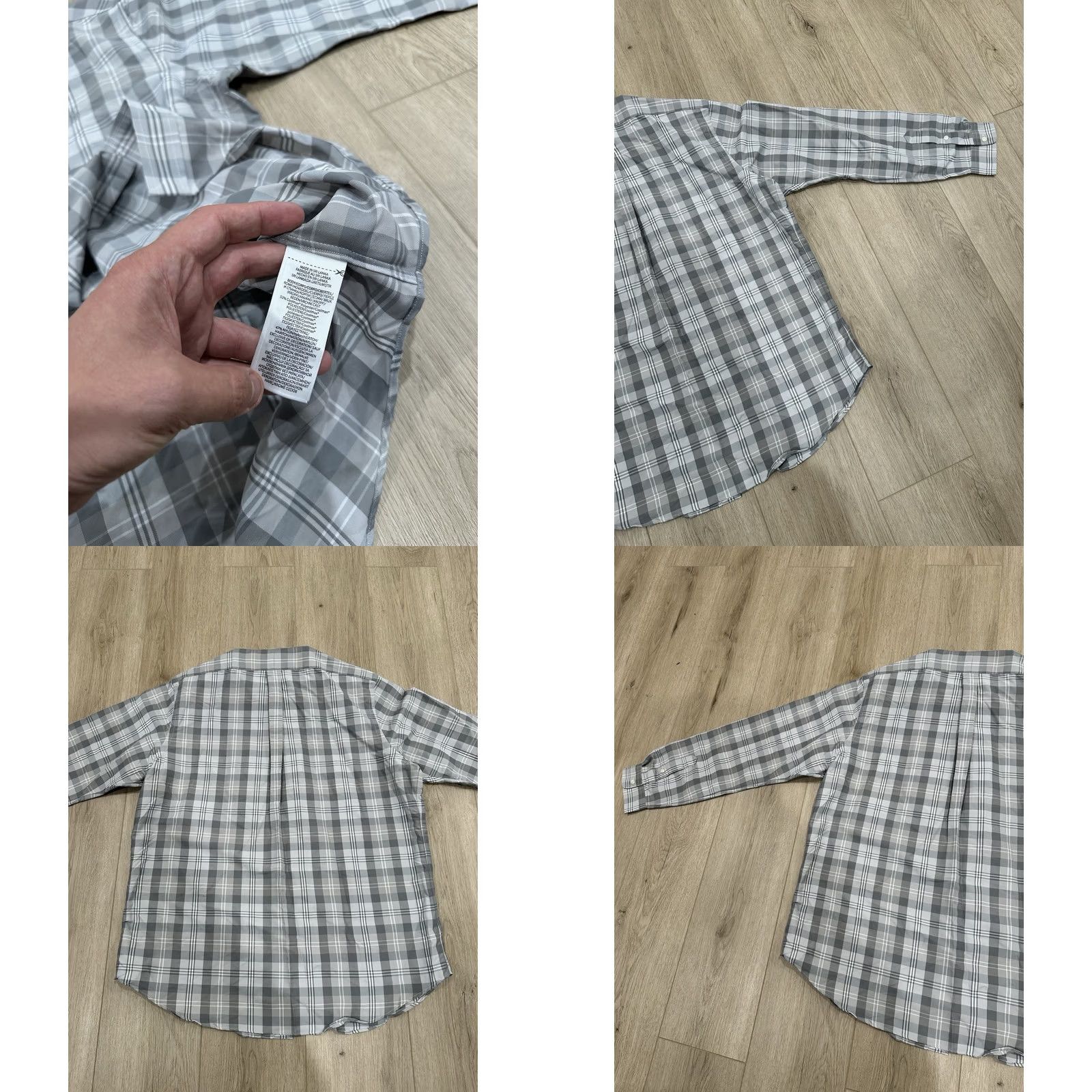 Polo Ralph Lauren Polo Ralph Lauren Performance Shirt Men XL Grey Multi Classic Fit NWT Button-Up Long Sleeve Shirt Size US XL / EU 56 / 4 - 8 Thumbnail