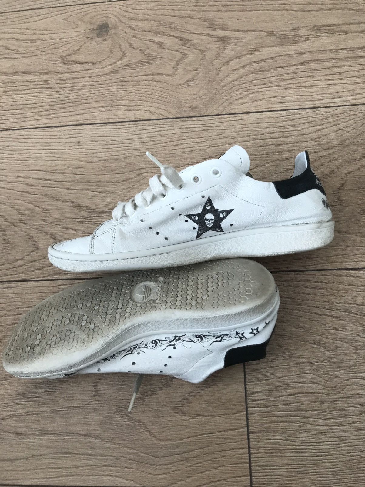 Balenciaga Balenciaga Stan Smiths temporary tattooed Size US 7 / EU 40 - 3 Thumbnail
