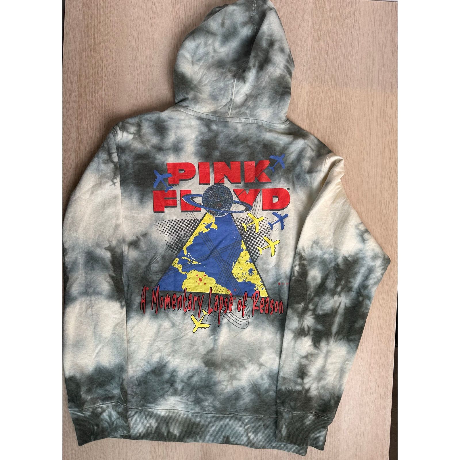 Pink Floyd Vintage Pink Floyd Tie Dye Hoodie - Size M - NEW Size M / US 6-8 / IT 42-44 - 2 Thumbnail
