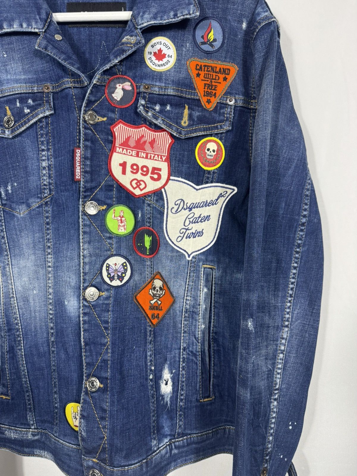 Dsquared2 Dsquared2 denim jacket with patches Size US L / EU 52-54 / 3 - 2 Thumbnail