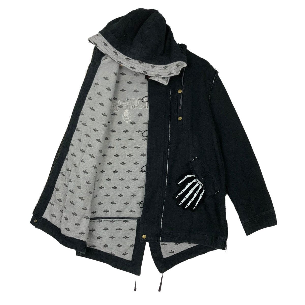 Hysteric Glamour 🔥VINTAGE BIKER JACKET PARKA DRUG STORES PUNK DESIGN Size US M / EU 48-50 / 2 - 9 Thumbnail