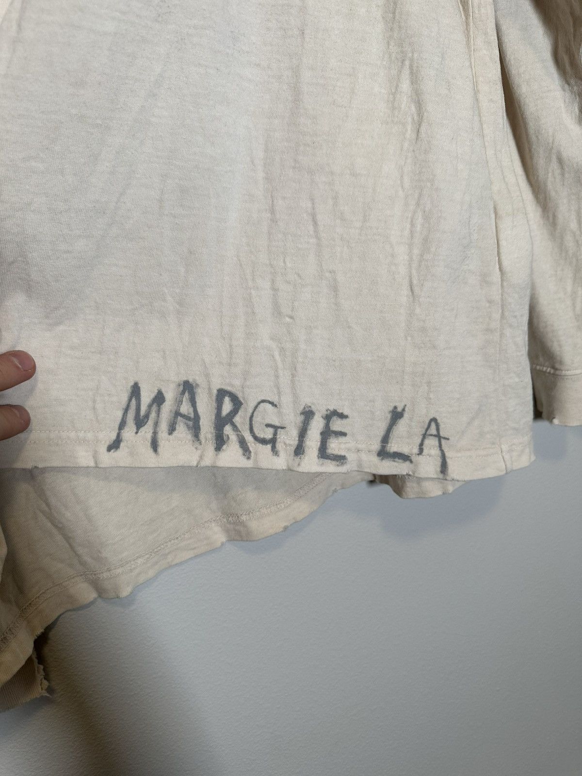 Maison Margiela Maison Margiela Hamdwritten Long sleeve shirt Size US L / EU 52-54 / 3 - 2 Thumbnail