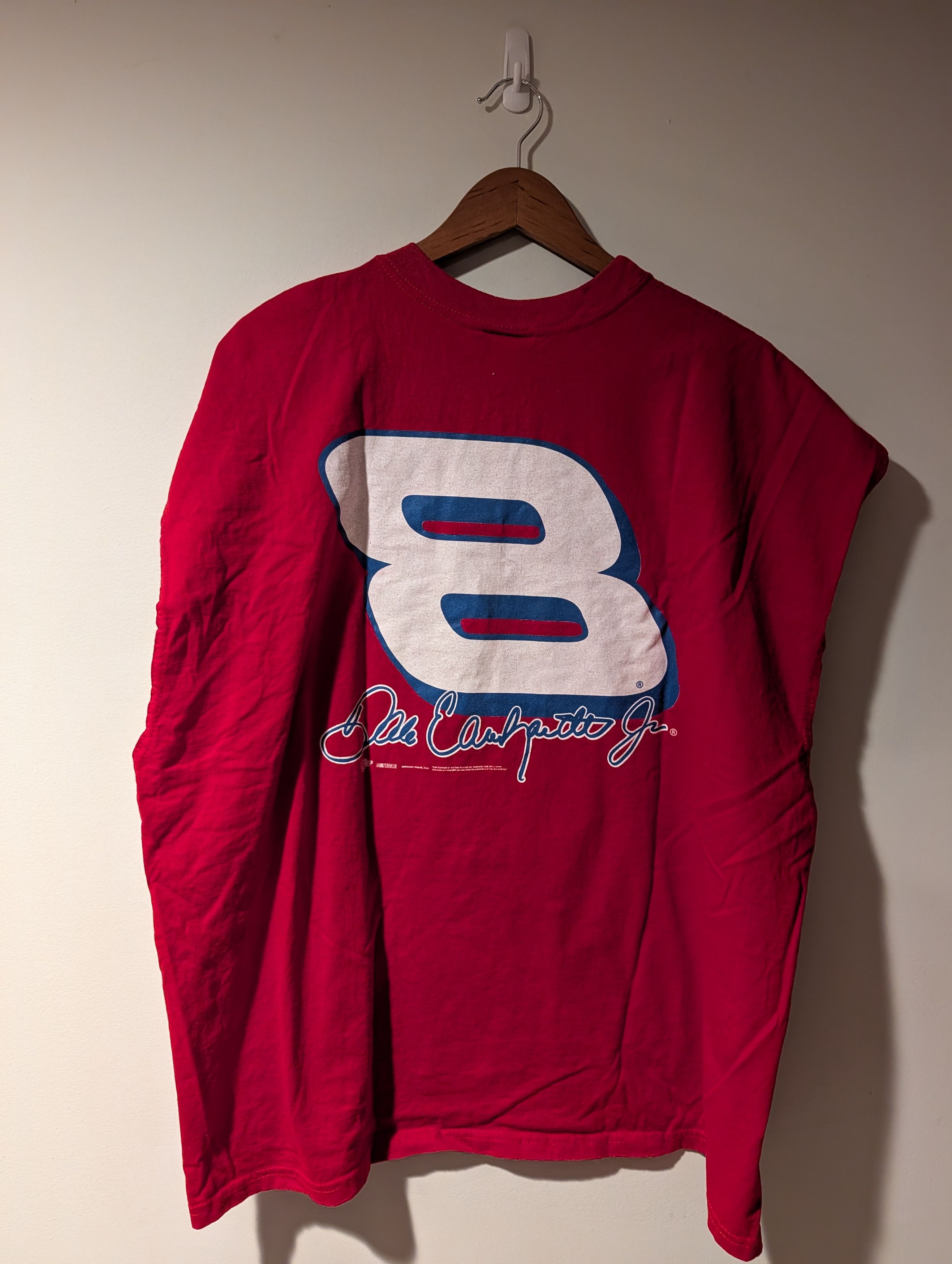 NASCAR VTG Dale Earnhardt Jr #8 Budweiser T-Shirt King Beers NASCAR Size US XXL / EU 58 / 5 - 5 Thumbnail