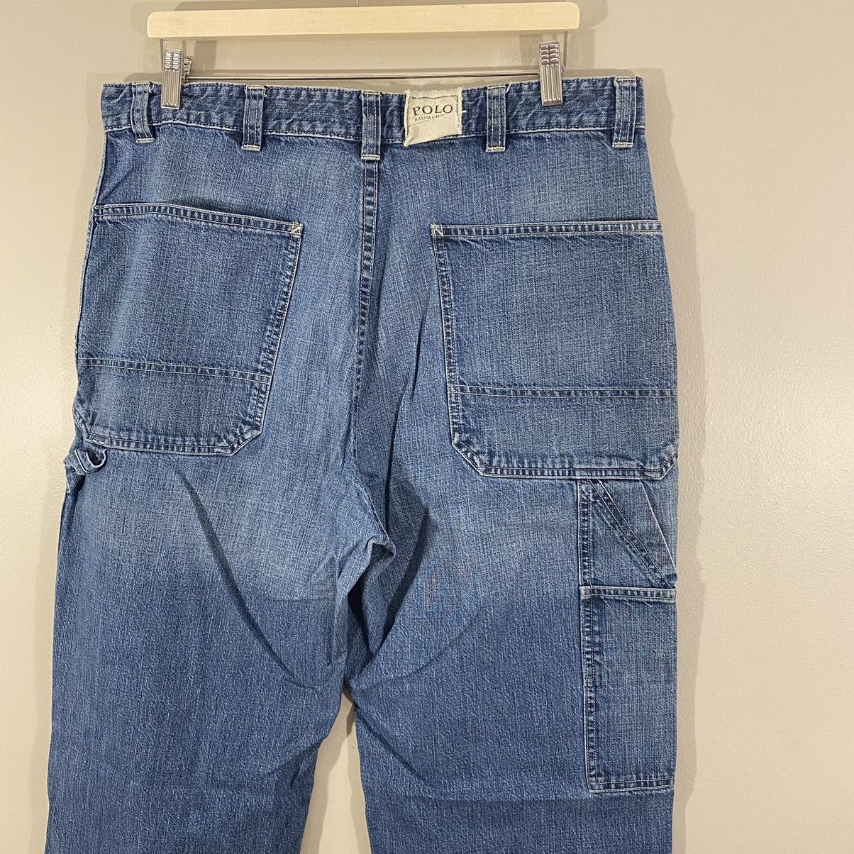 Vintage Vintage Polo Ralph Lauren Dungaree Work Pants Rare Size US 36 / EU 52 - 5 Thumbnail