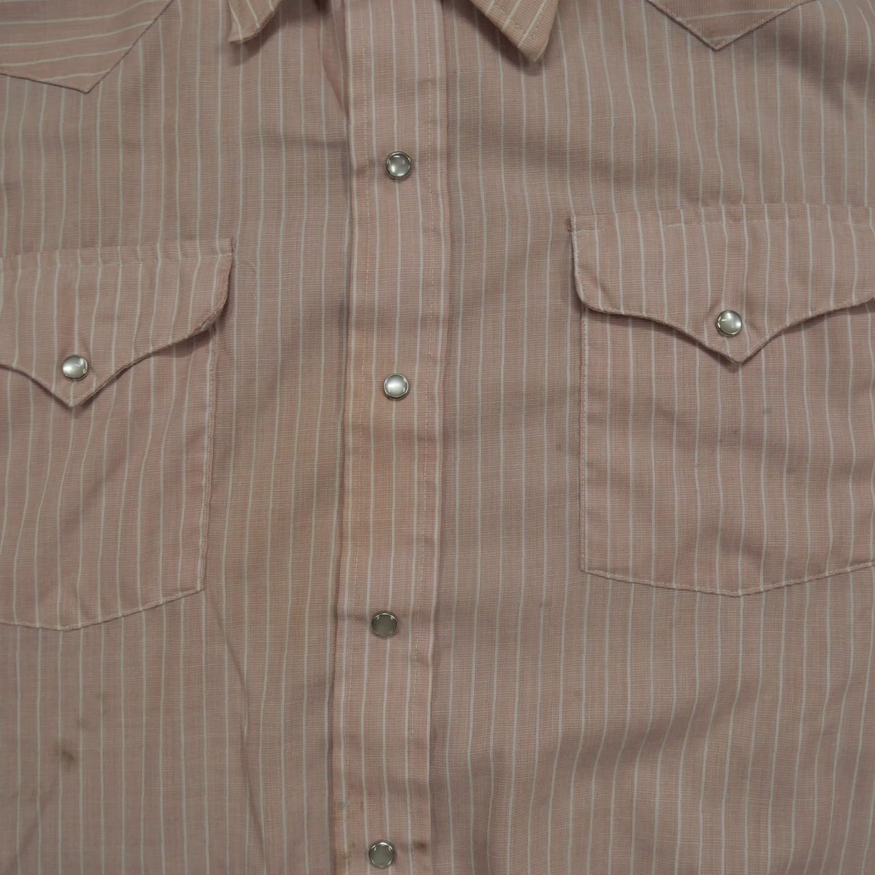 Vintage VINTAGE Panhandle Slim Shirt Mens 18 Pink Striped Pearl Snap Western Rodeo 90s Size US XXL / EU 58 / 5 - 4 Thumbnail