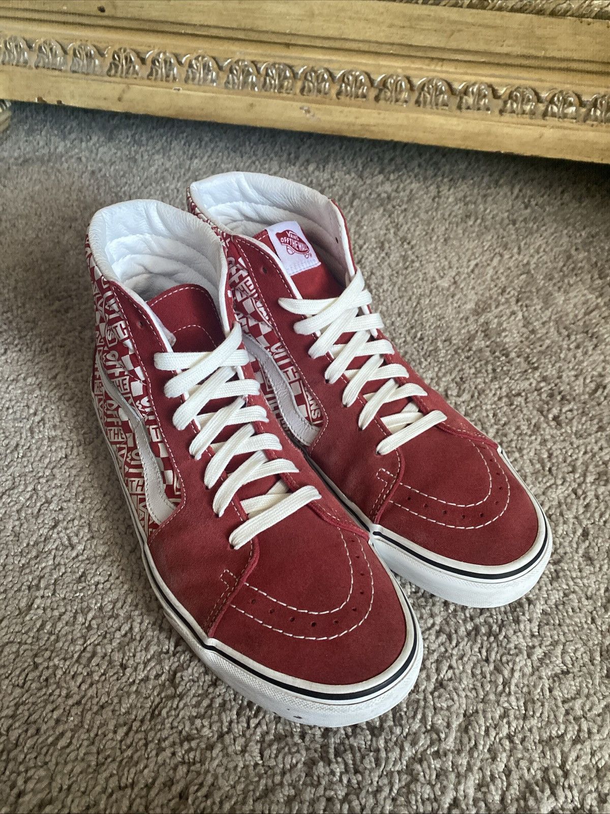 Vans Vans off the wall sk8 hi top sneakers size 10 Size US 10 / EU 43 - 18 Thumbnail