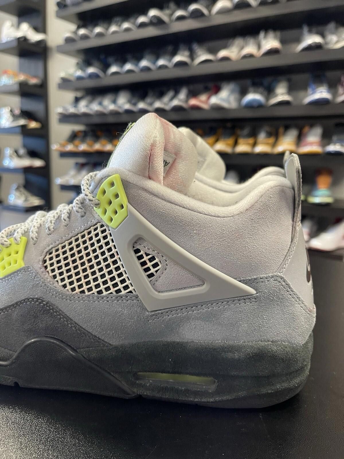 Jordan Brand Size 11.5 - Nike Air Jordan 4 Retro Mid Neon 95 CT5342-007 Size US 11.5 / EU 44-45 - 6 Thumbnail