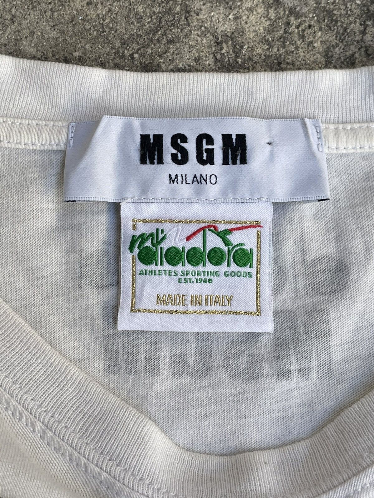 MSGM Diadora Collab MSGM long sleeve Size US L / EU 52-54 / 3 - 5 Thumbnail