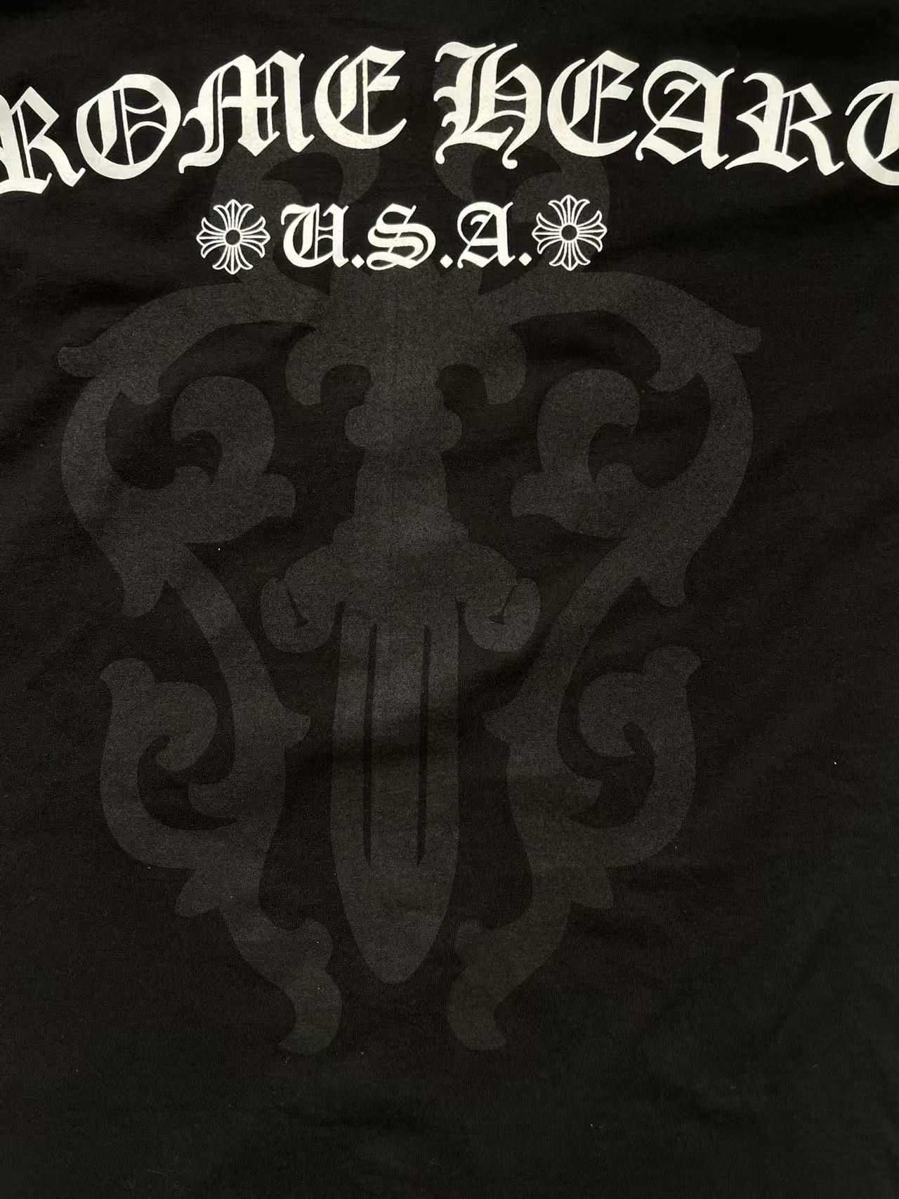 Chrome Hearts Chrome Hearts Script USA Dagger Logo Short Sleeve T-shirt Size S / US 4 / IT 40 - 10 Thumbnail