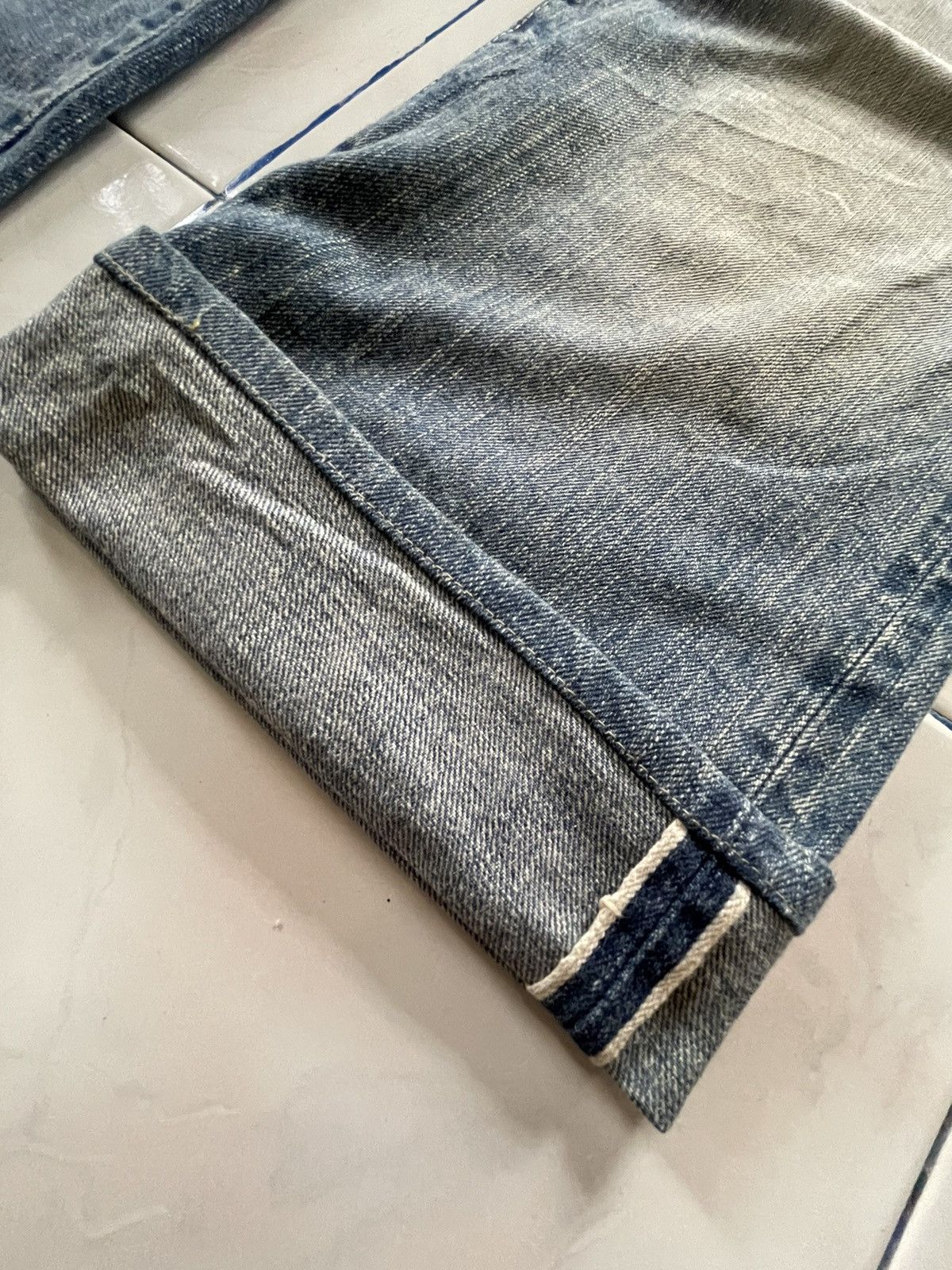 Edwin × Japanese Brand × Vintage Vintage Edwin 505 Z Baggy Loose Selvedge Jeans Rare Size US 30 / EU 46 - 7 Thumbnail