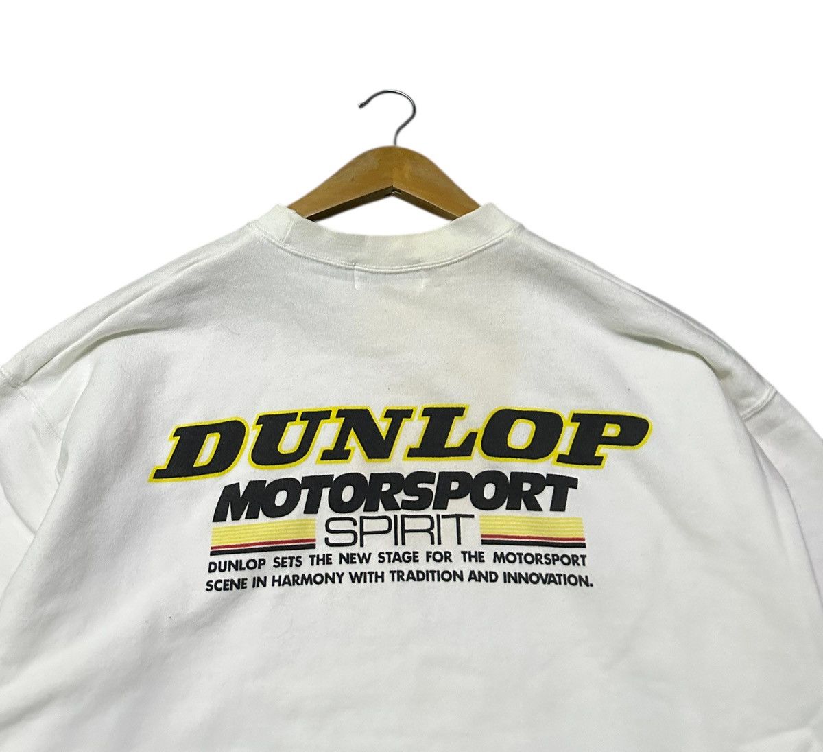 Dunlop Vintage 90s Dunlop motorsport spirit sweatshirt Size US L / EU 52-54 / 3 - 6 Thumbnail