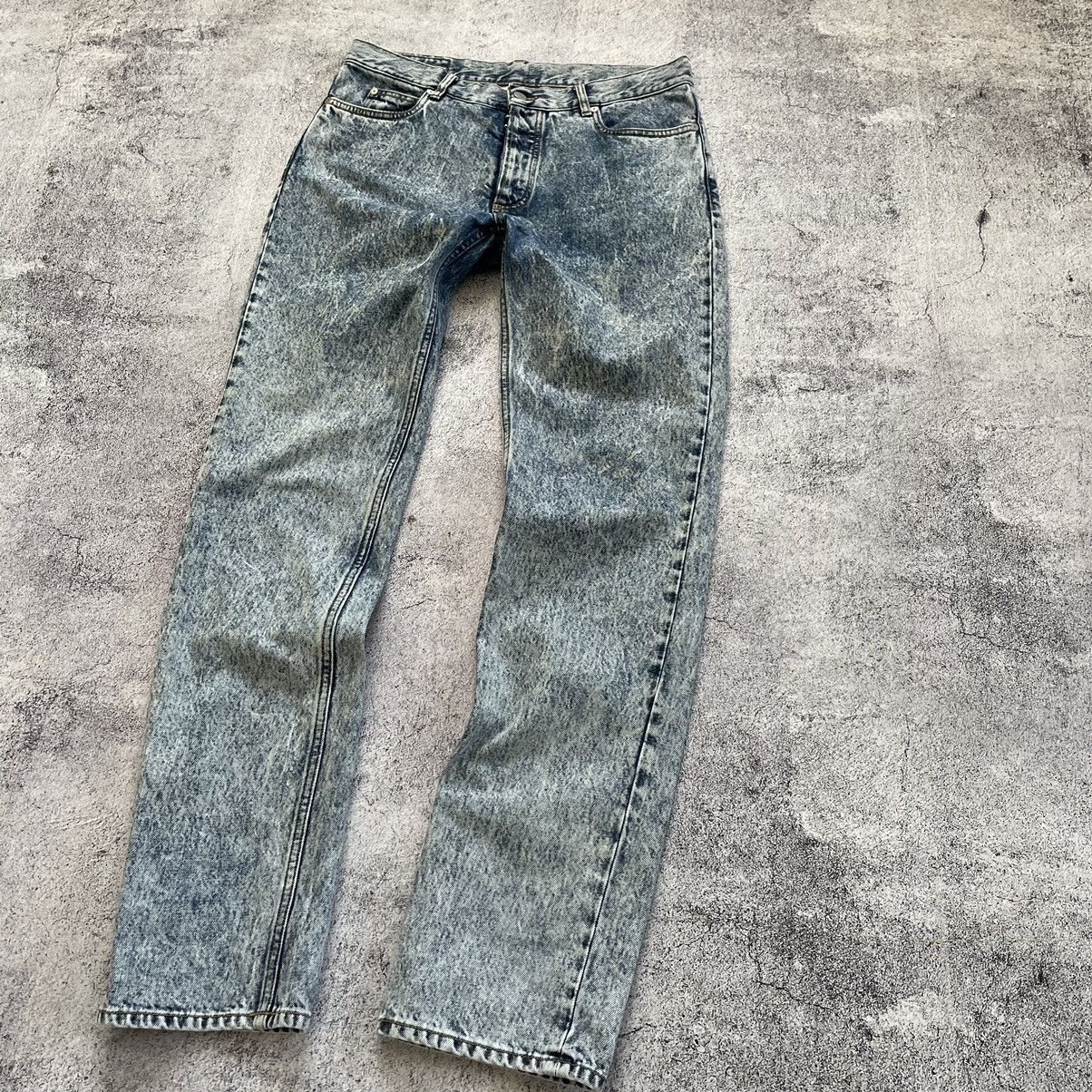 Maison Margiela Maison Margiela Stonewashed Bleached Denim Jeans Acid Wash Size US 32 / EU 48 - 2 Thumbnail