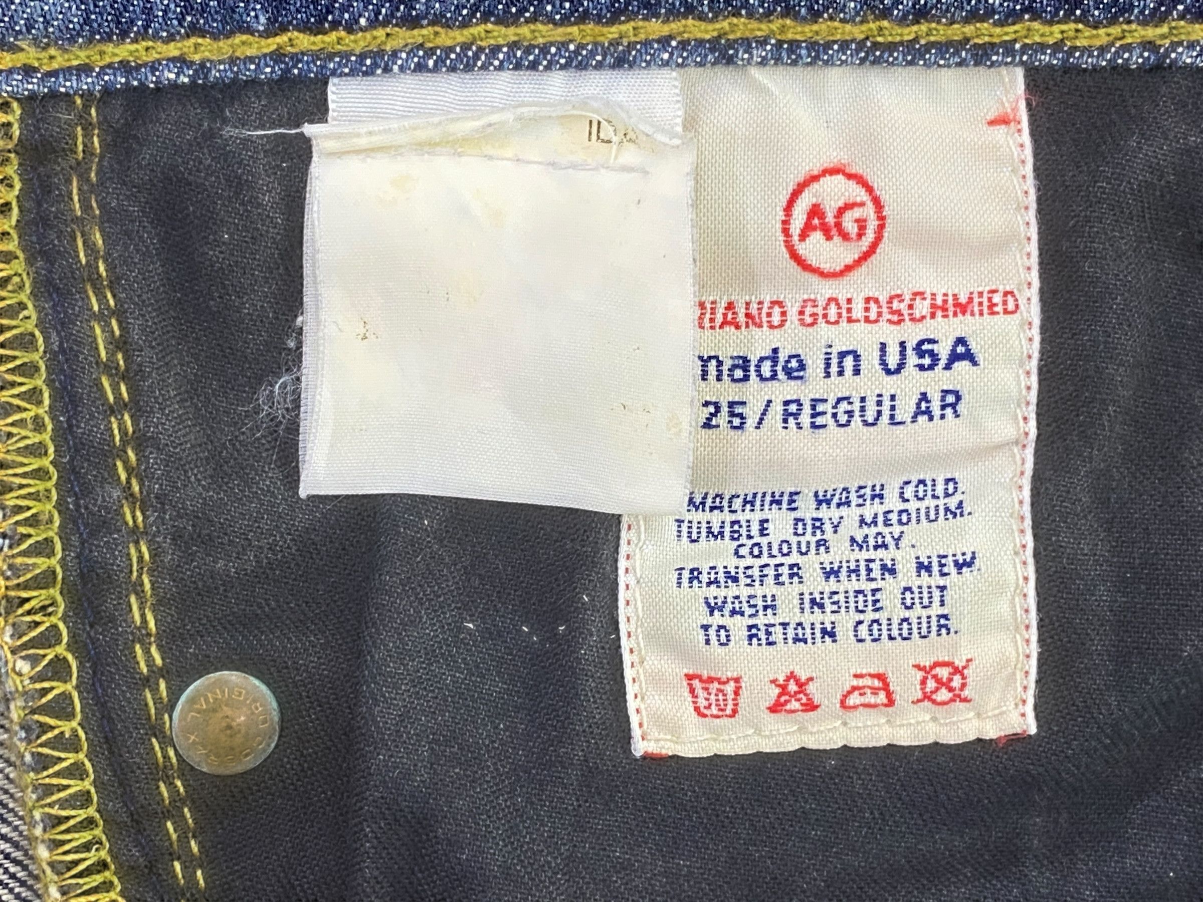 AG Adriano Goldschmied Adriano Goldschmied Low Rise Jeans Made in USA Size 25" / US 0 / IT 36 - 9 Thumbnail