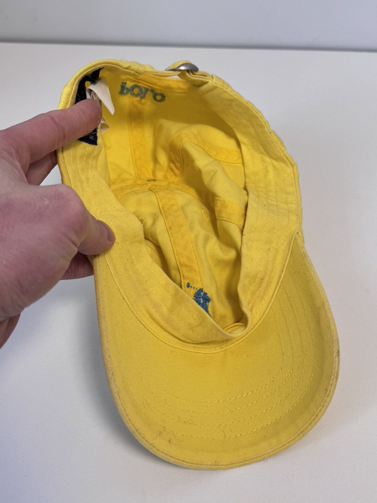 Vintage Polo Ralph Lauren Vintage Cap Yellow Y2K style Size ONE SIZE - 11 Thumbnail