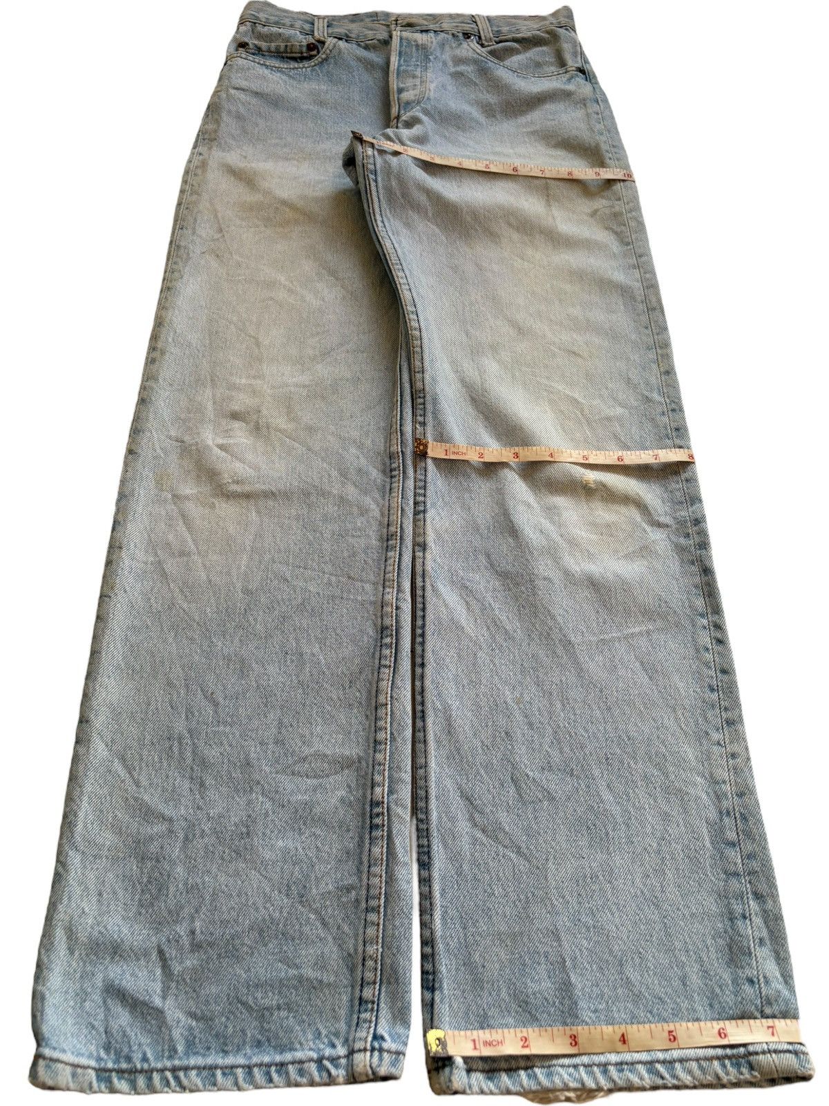 Levi's × Levi's Vintage Clothing Vintage 90s Levis 501 Button Fly Mud Wash Jeans Size US 28 / EU 44 - 13 Thumbnail