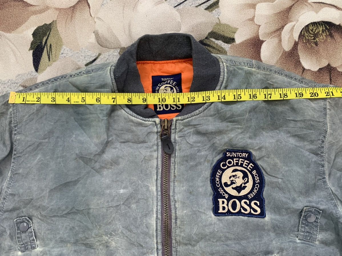 Japanese Brand Vtg Suntory Coffee Boss Coffee Bomber Jacket Size US L / EU 52-54 / 3 - 12 Thumbnail