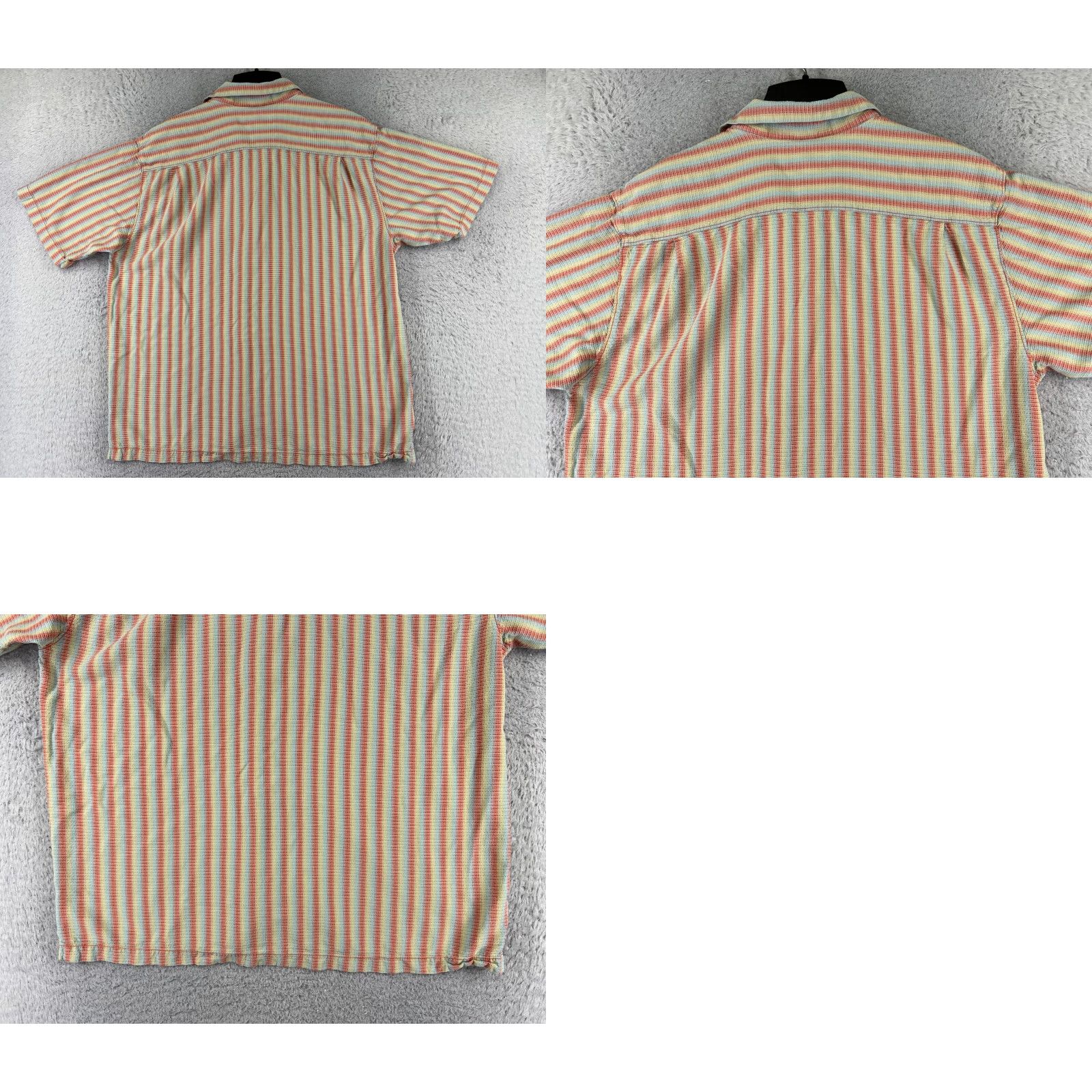 Tommy Bahama Tommy Bahama Shirt Men XL Red Blue Stripe 100% Silk Button Up Camp Hawaiian Aloha Beach Resort Casual Size US XL / EU 56 / 4 - 9 Thumbnail