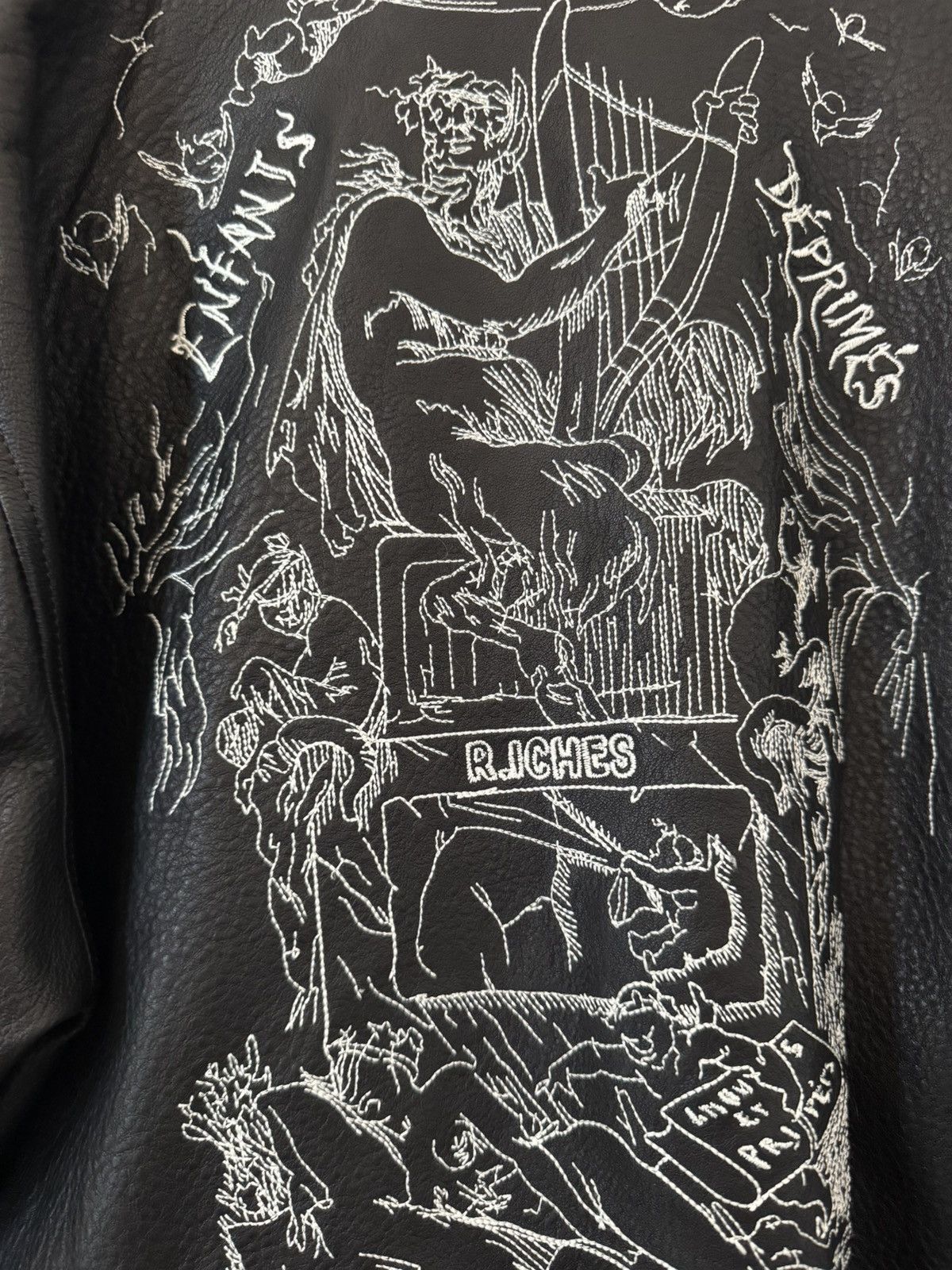 Enfants Riches Deprimes Enfants Riches Déprimés Leather Jacket Black XL Size US XL / EU 56 / 4 - 3 Thumbnail