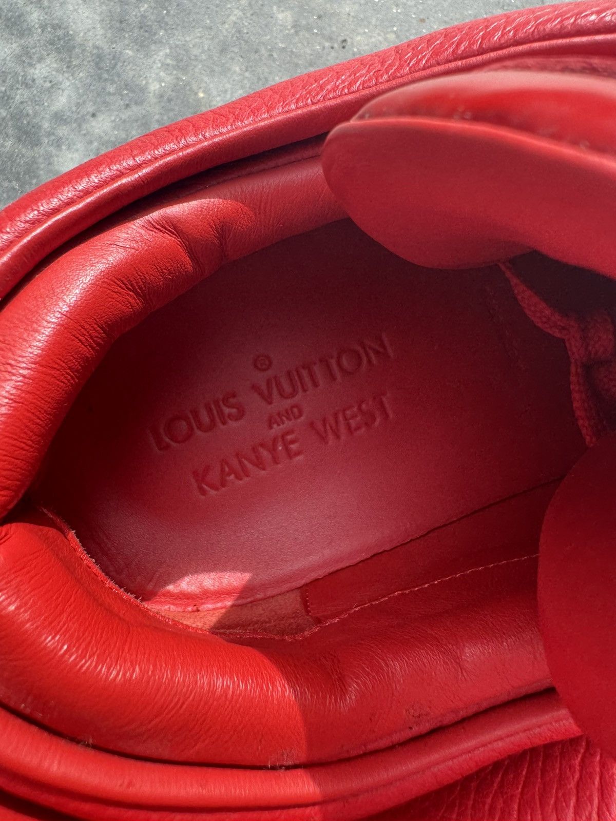 Louis Vuitton LOUIS VUITTON DON X KANYE WEST RED SNEAKERS SZ 13 LV / 14-15 Size US 13 / EU 46 - 7 Thumbnail