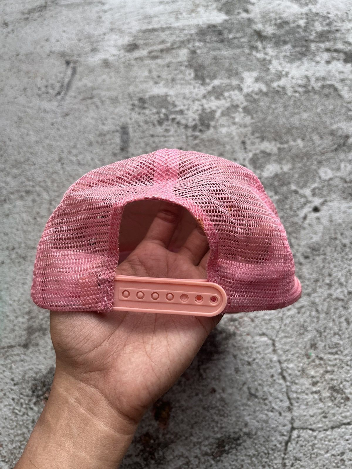 Japanese Brand Y2K HAT FAMILY POEM WOMEN HYSTERIC TRUCKER HAT PINK PUNK Size ONE SIZE - 6 Thumbnail