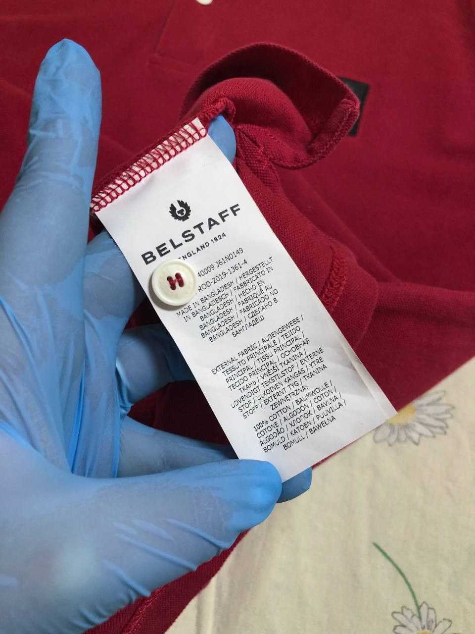 Belstaff Streetwear Polo Belstaff red logo T-Shirt Y2K Vintage Size US M / EU 48-50 / 2 - 11 Thumbnail