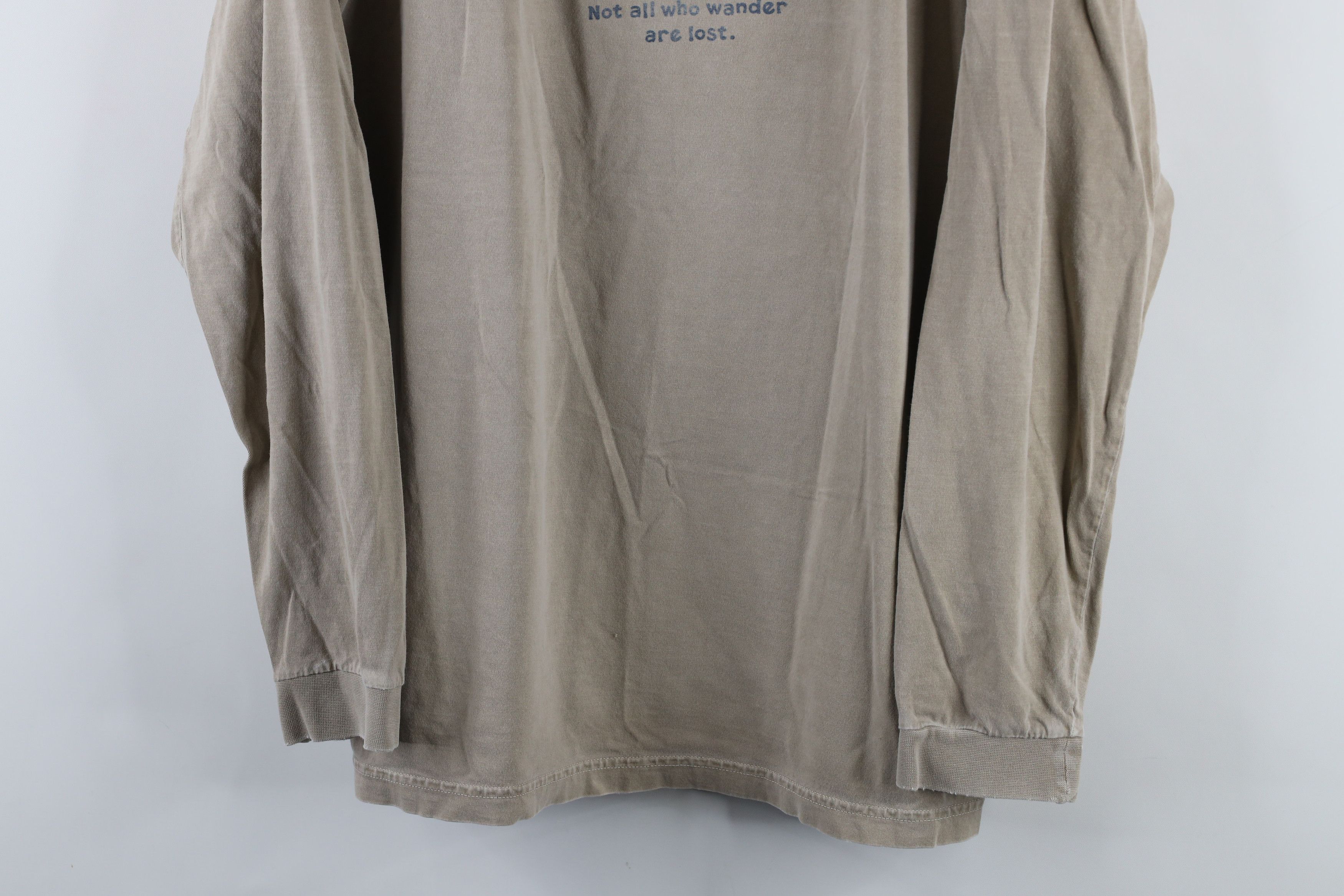 Life is Good × Vintage Vintage Life Is Good Who Wander Are Lost Long Sleeve T-Shirt Size US L / EU 52-54 / 3 - 3 Thumbnail