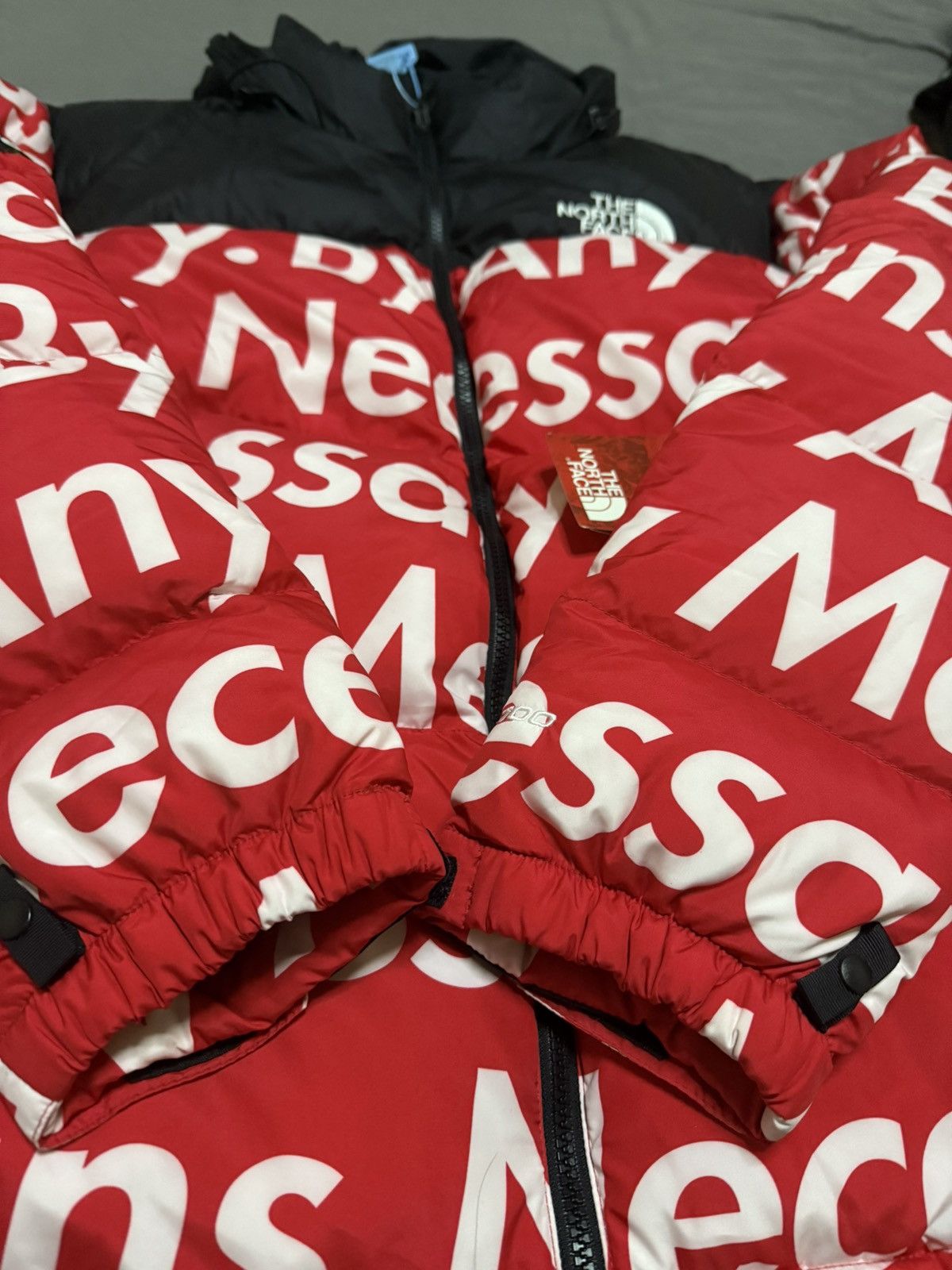 Supreme × The North Face Supreme tnf north face red bamn by any means nuptse jacket Size US XL / EU 56 / 4 - 5 Thumbnail