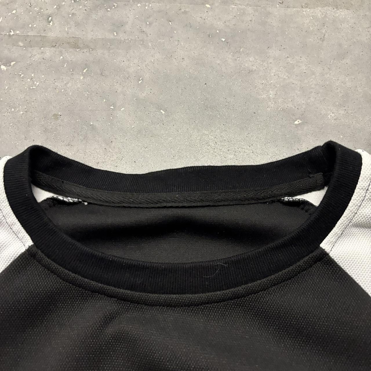 Japanese Brand × Vintage Crazy Vintage Y2K/2000s Black & White Racing Streetwear Pullover Sweatshirt! Size US XL / EU 56 / 4 - 4 Thumbnail