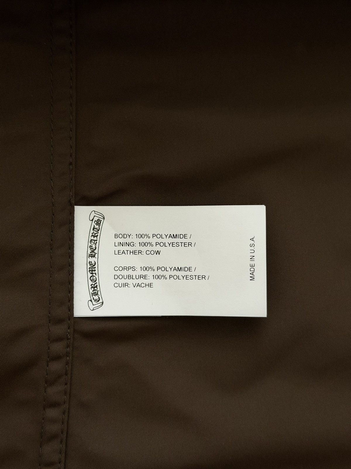 Chrome Hearts Chrome Hearts Carpenter Leather Nylon Patch Zip Up Shirt Size US L / EU 52-54 / 3 - 6 Thumbnail