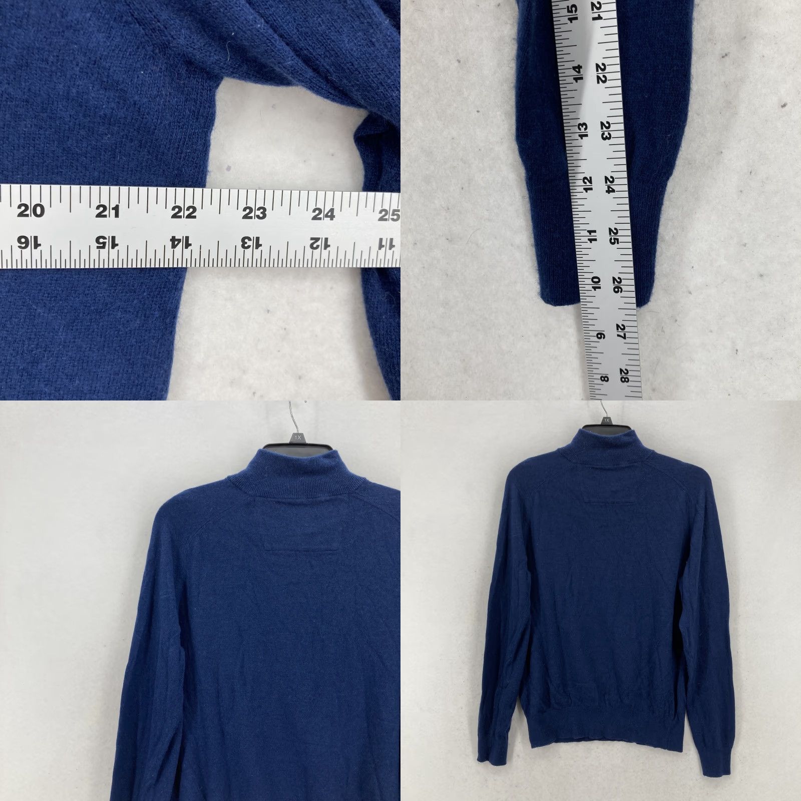 Southern Tide Southern Tide Sweater Mens Blue Medium Half Zip Pullover Wool Alpaca Blend Golf Size US M / EU 48-50 / 2 - 8 Thumbnail