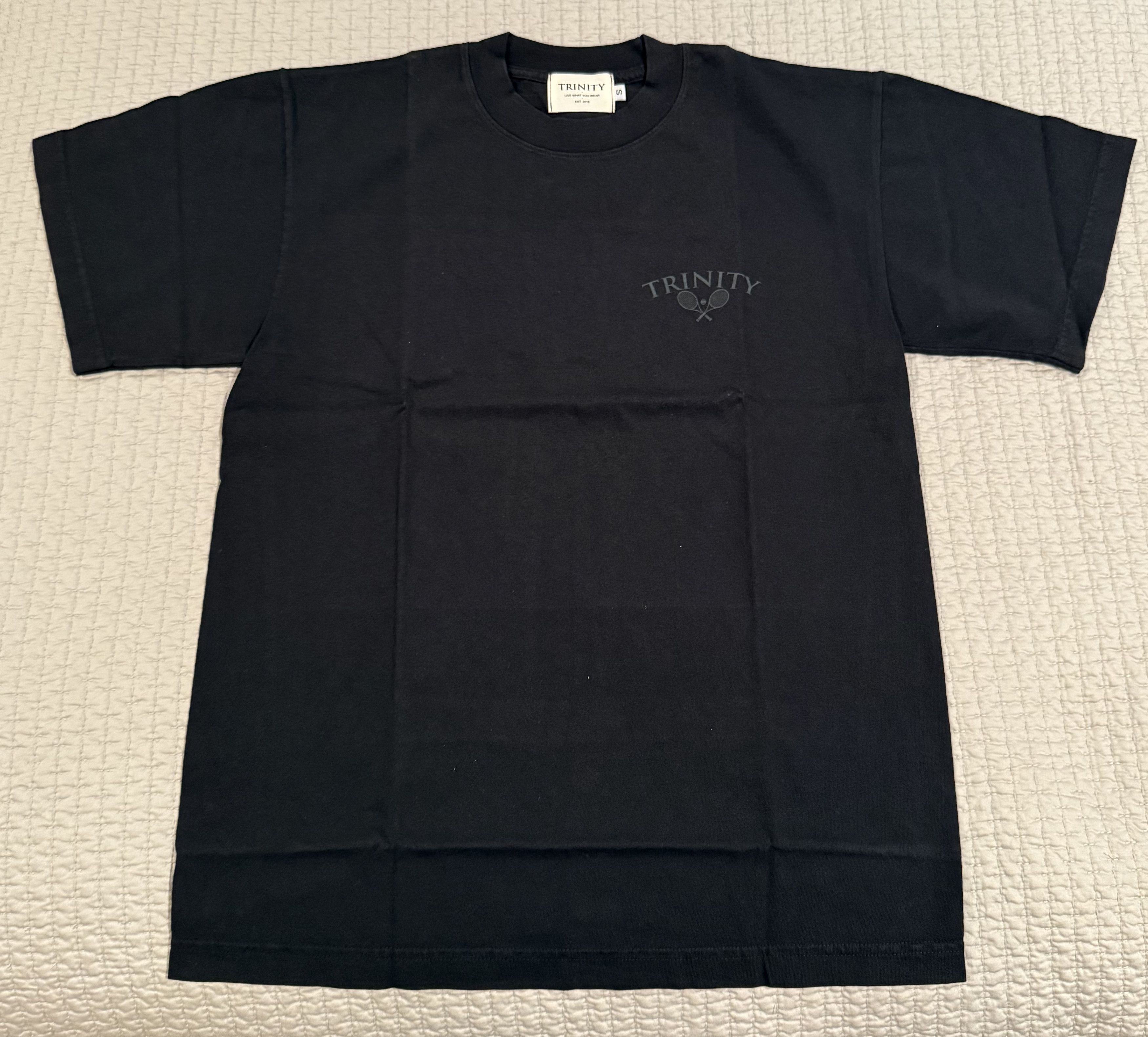Trinity The Label Trinity Black Tennis Tee Size US S / EU 44-46 / 1 - 2 Thumbnail
