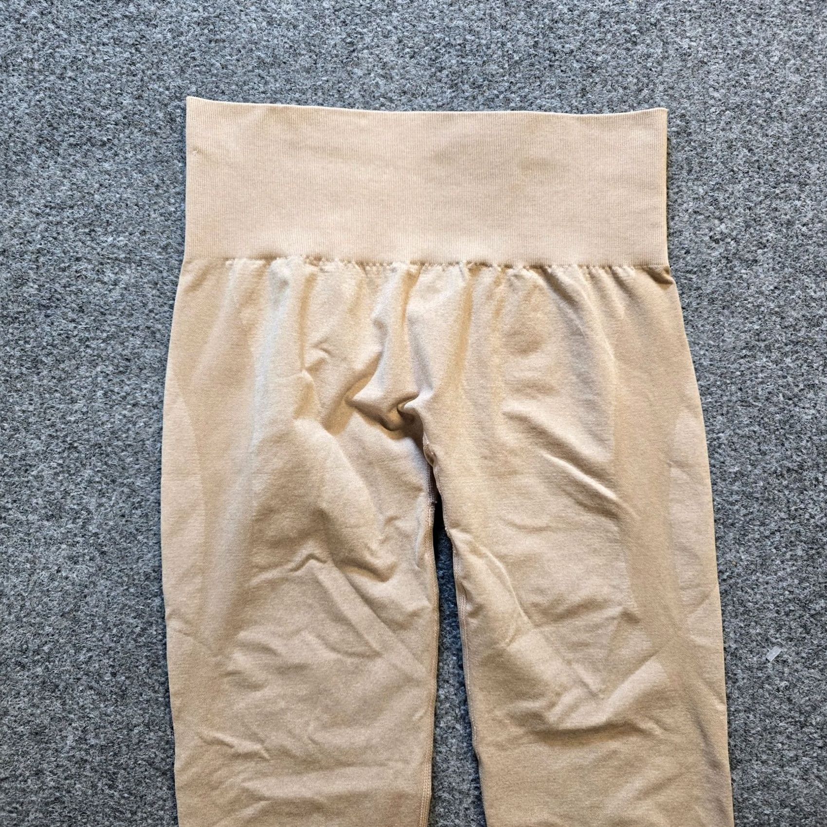 Vintage NVGTN Compression Womens M Beige Leggings Size Navigation Seamless Workout Athletic Size 32" / US 10 / IT 46 - 2 Thumbnail