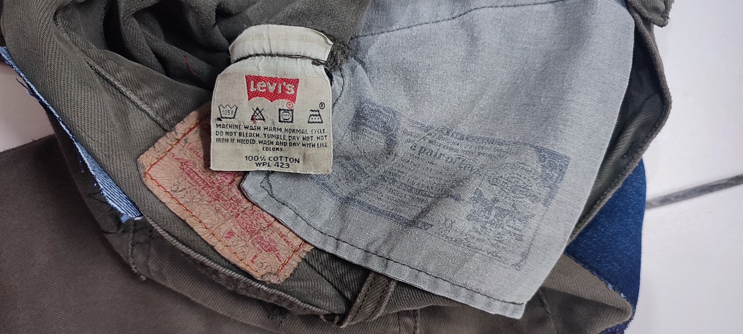 Levi's Vintage Clothing LEVIS'501 patcwork vintage distressed Size US 34 / EU 50 - 10 Thumbnail