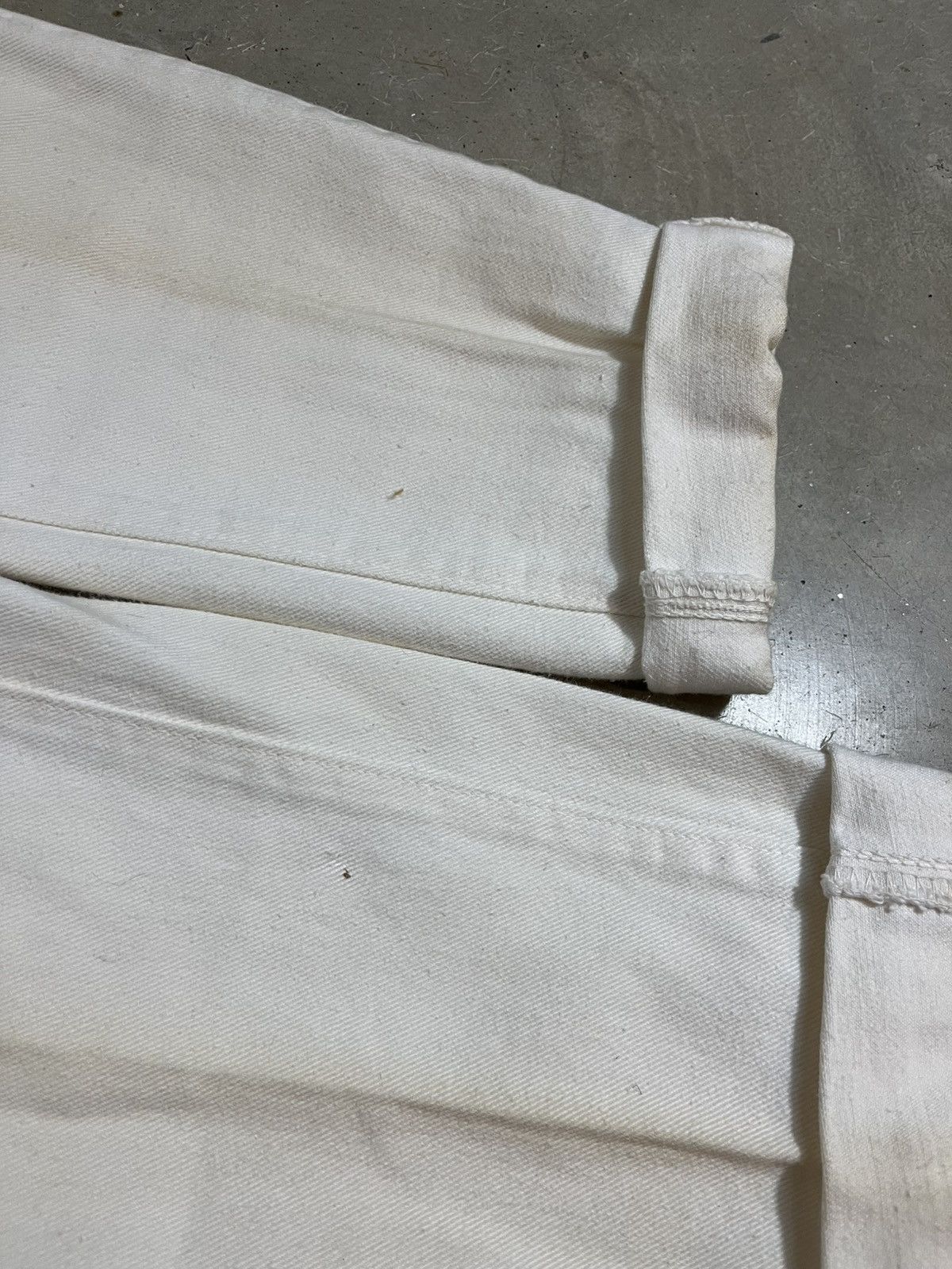 Edwin × Vintage Vintage Edwin White Tapered Jeans 26x28 Size 26" / US 2 / IT 38 - 5 Thumbnail