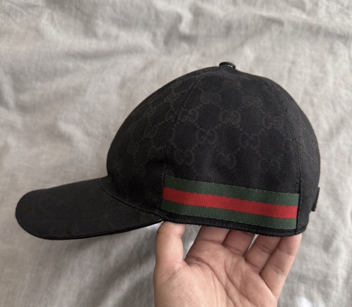 Gucci A Gucci GG canvas baseball hat in Web black, size Medium. Size ONE SIZE - 3 Thumbnail