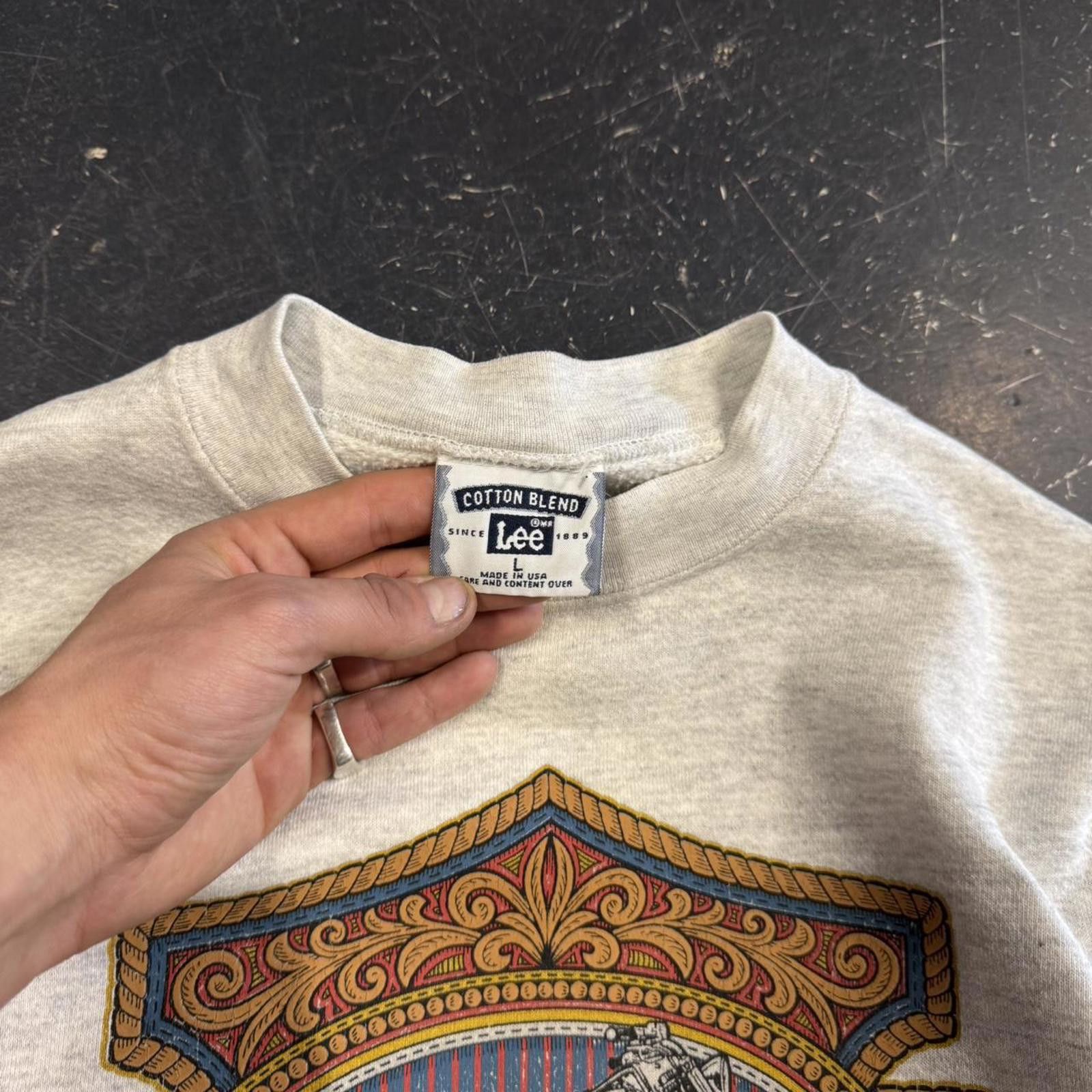 Harley Davidson Vintage 1995 Harley Davidson Biker Crewneck Size US L / EU 52-54 / 3 - 5 Thumbnail