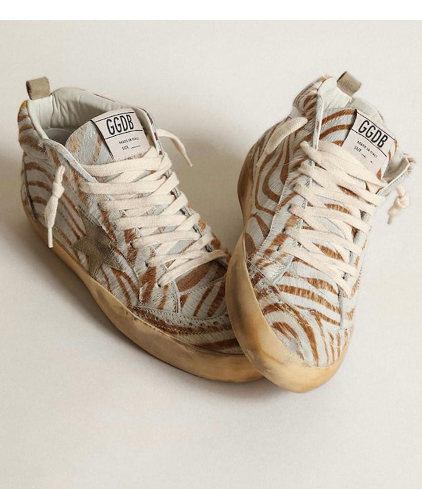 Golden Goose Golden Goose Mid Star Sneakers Size US 5 / IT 35 - 2 Thumbnail