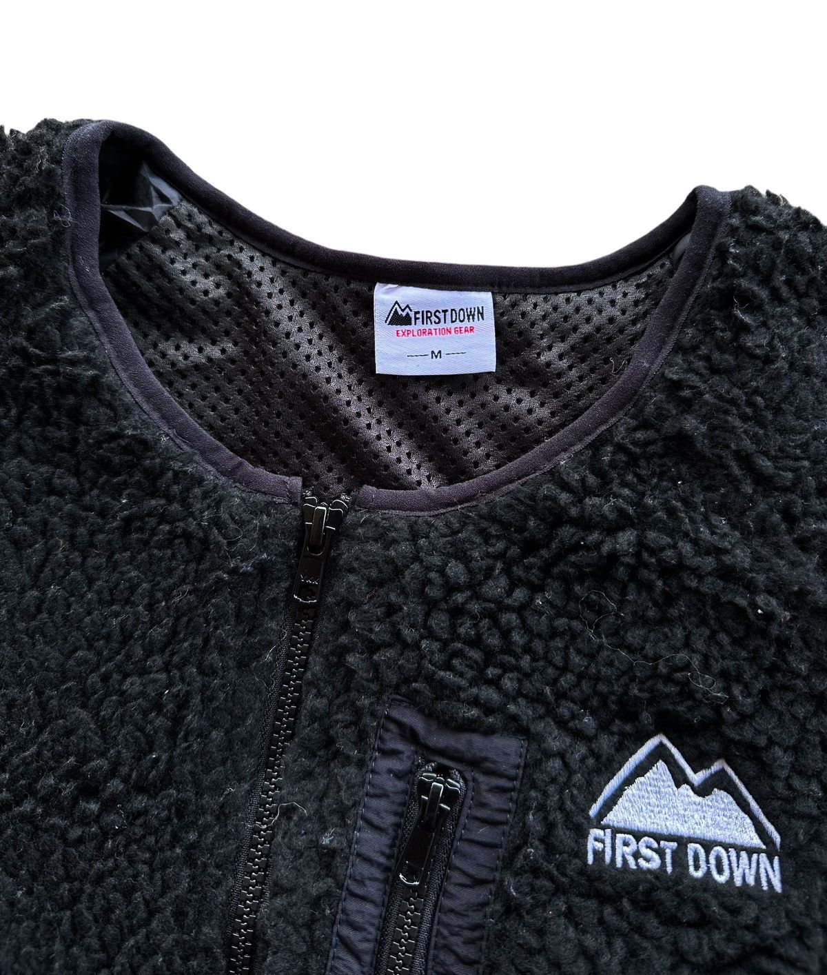 Vintage First Down Fleece Jacket Size M / US 6-8 / IT 42-44 - 9 Thumbnail