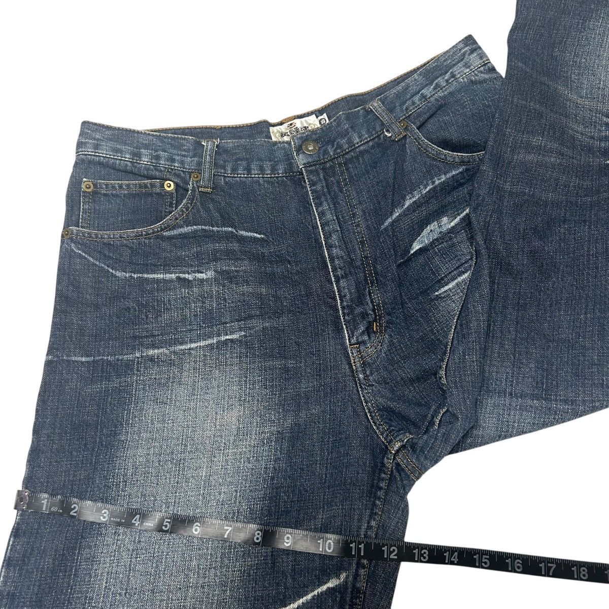 Karakuri Tamashii 511 Karakuri Tamashii jeans embroidered denim blue archive Size US 35 - 17 Thumbnail