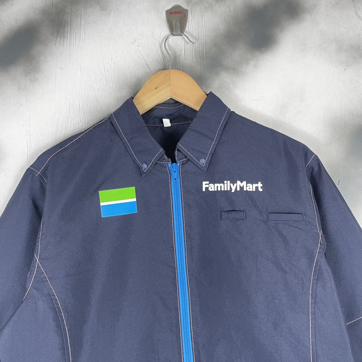 Vintage Family Mart long sleeve uniform Work Jacket Size US M / EU 48-50 / 2 - 2 Thumbnail