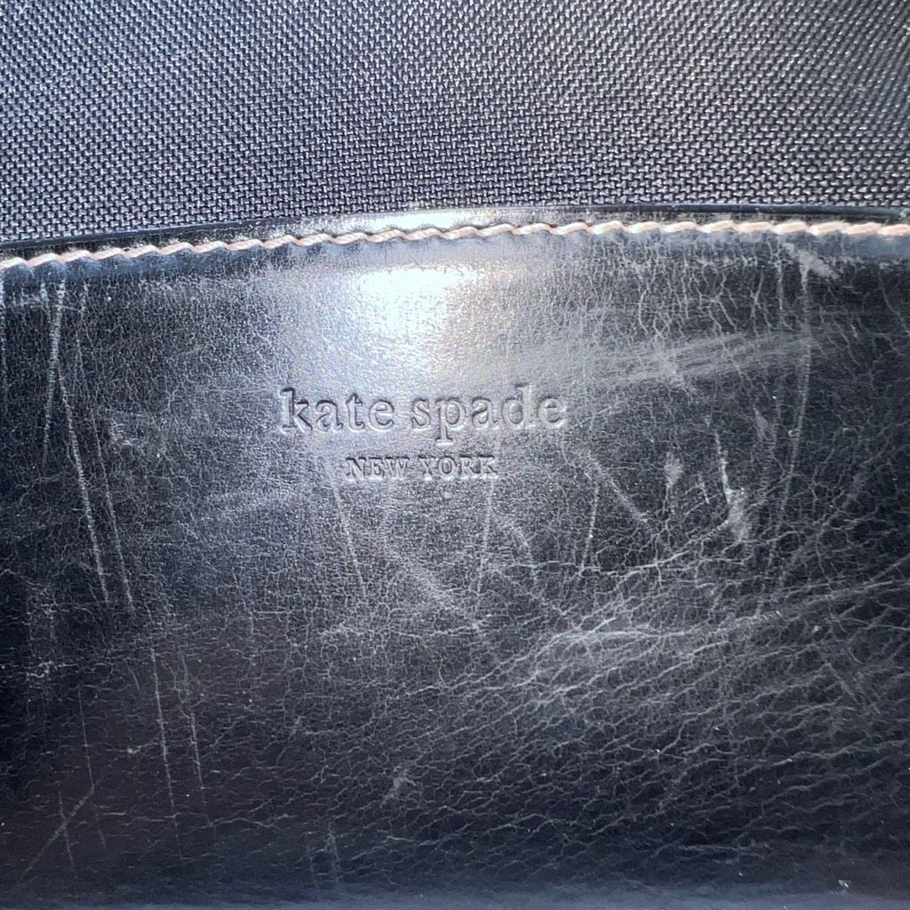 Kate Spade Kate Spade Made in Italy Vintage Red Square Interior Canvas and Leather Shoulder Bag Size ONE SIZE - 4 Thumbnail