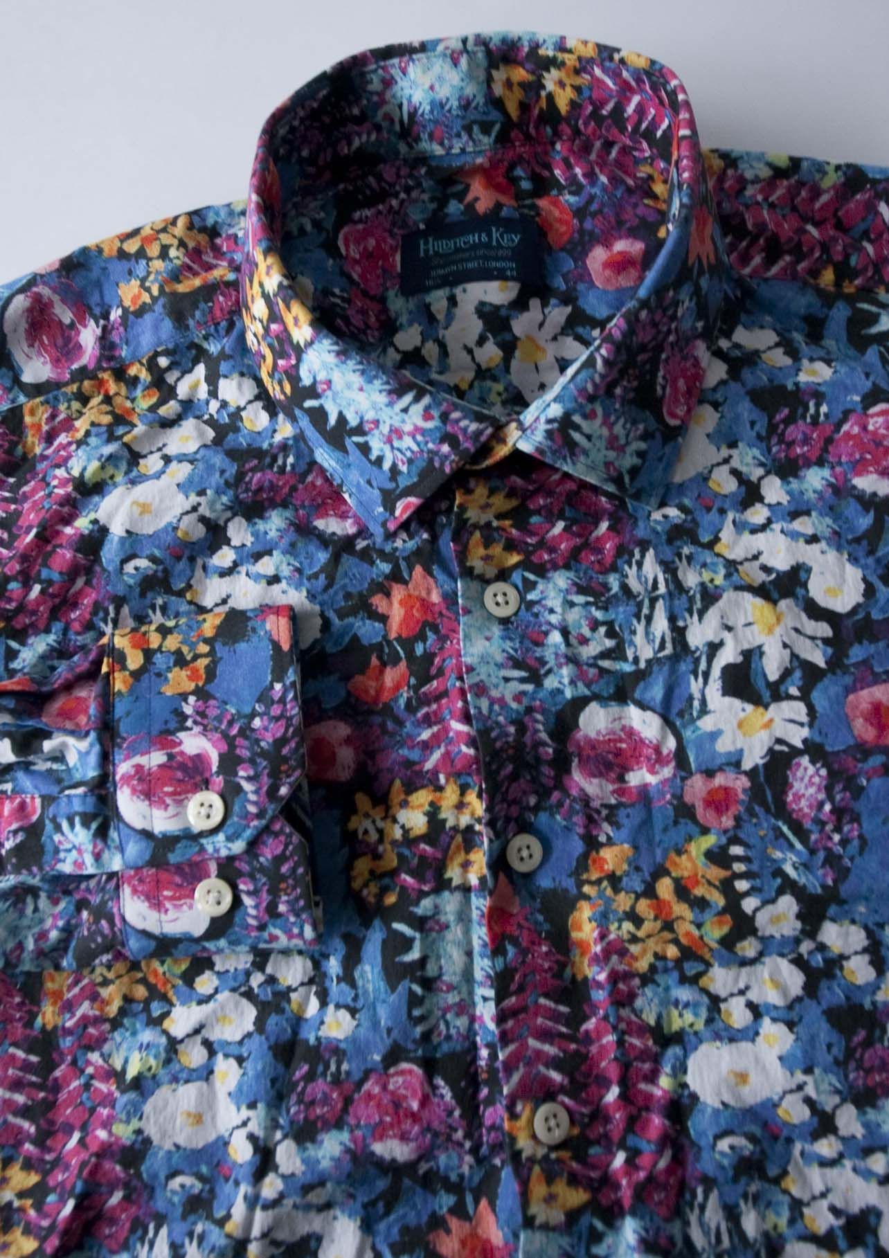 Hilditch & Key Hilditch & Key Shirt Size 16.5 / L Floral Size US L / EU 52-54 / 3 - 1 Thumbnail