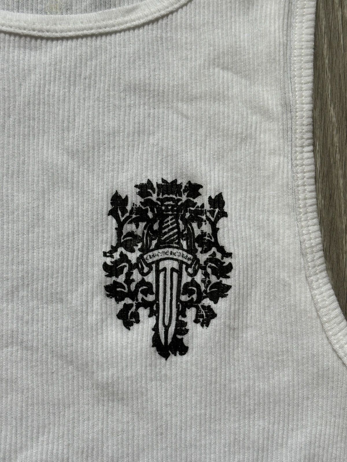 Chrome Hearts Chrome Hearts White Vine Dagger Tank Top Size US M / EU 48-50 / 2 - 5 Thumbnail