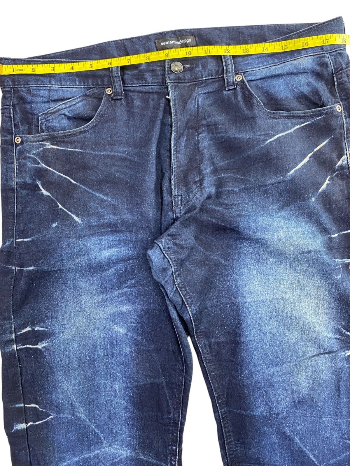 semanticdesign Bluee Sematic Design Thunder Wash Denim Size US 36 / EU 52 - 6 Thumbnail