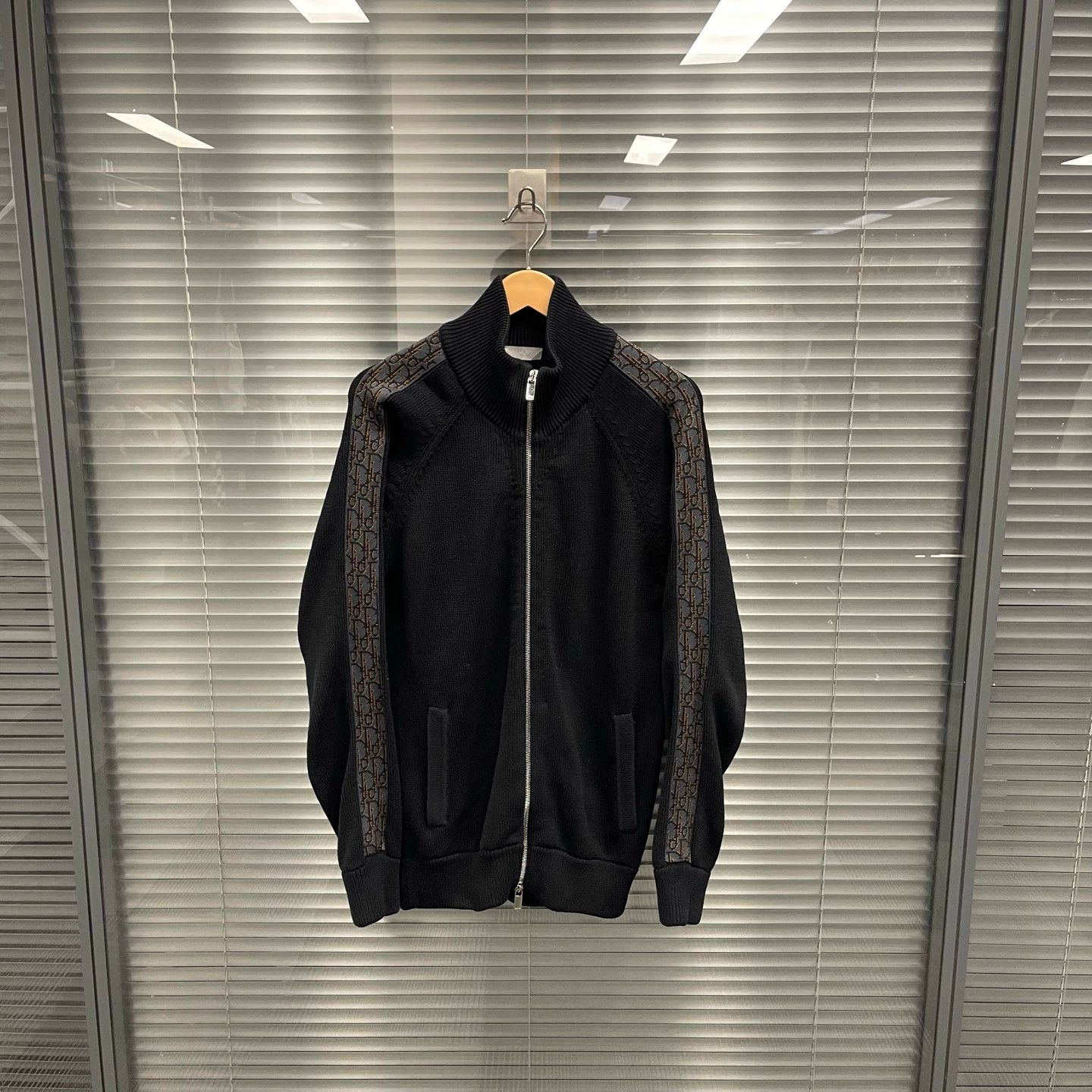 Dior Dior zip knit jacket side all-over Oblique panel size S Size US S / EU 44-46 / 1 - 1 Thumbnail